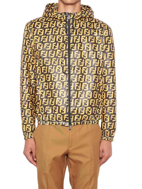 fendi yellow jacket|fendi jackets men's.